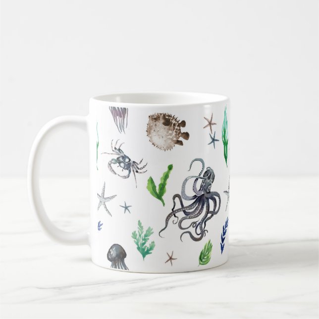 SEA LIFE COFFEE MUG (Left)