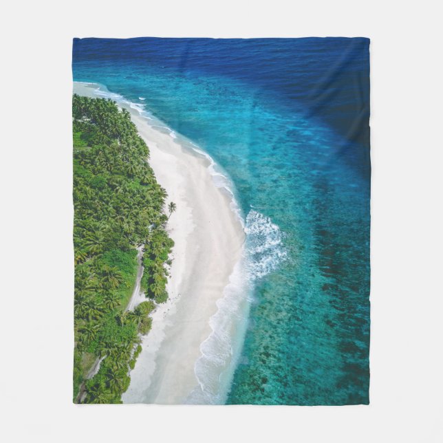 Sea Life Fleece Blanket (Front)