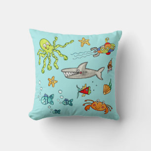 Sea Life Marine Under the Sea Cushion