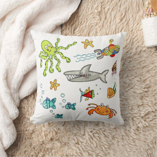 Sea Life Marine Under the Sea Cushion