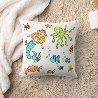 Sea Life Marine Under the Sea Cushion