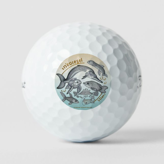 "Sea Life Matters" Golf Balls (Front)