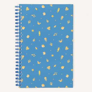 Sea Life Navy Notebook