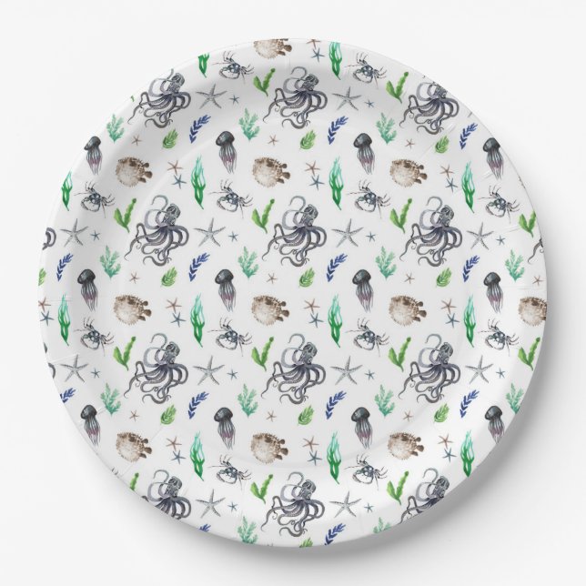 SEA LIFE PAPER PLATE (Front)