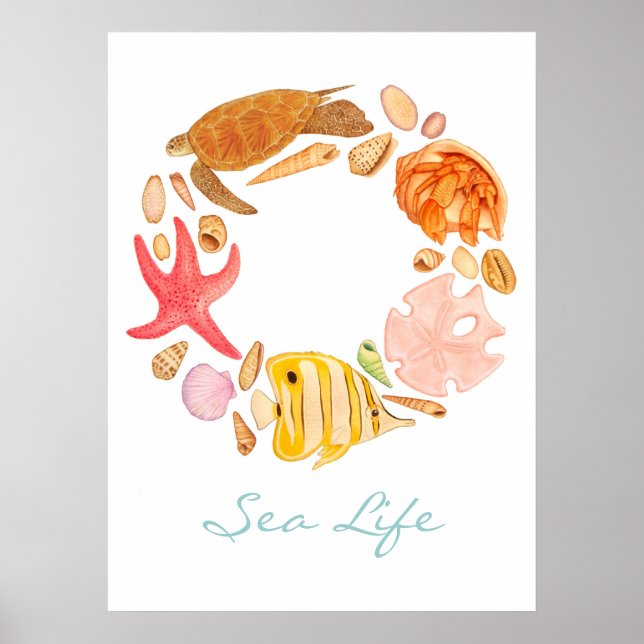 Sea Life Poster (Front)