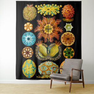 sea life sea creatures print tapestry