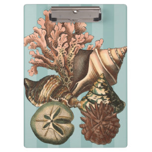 Sea Life Silhouette Clipboard