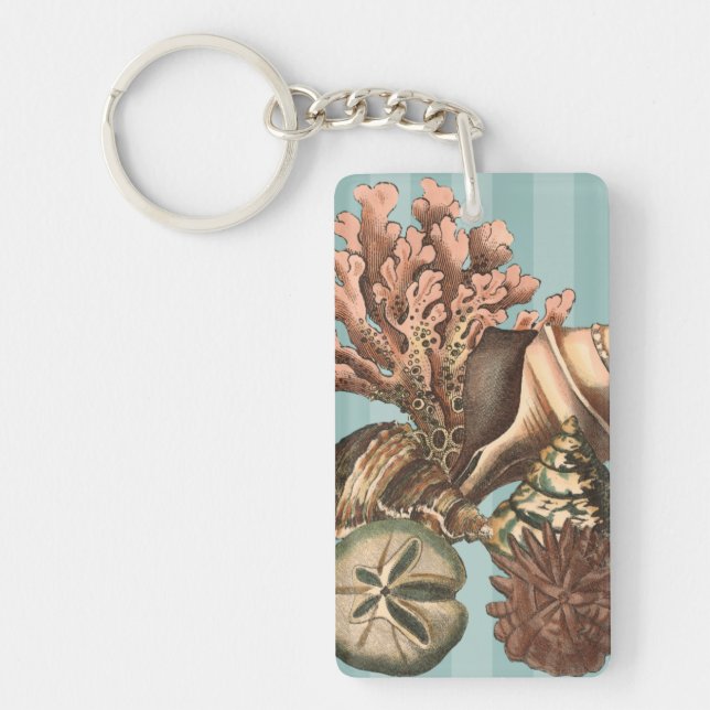 Sea Life Silhouette Key Ring (Front)
