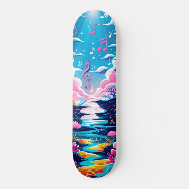 Sea Life Skateboard  (Front)
