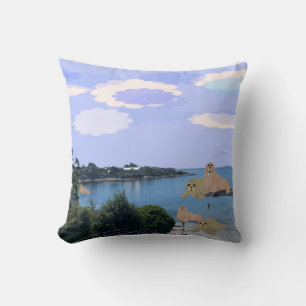Sea Life Throw Pillow