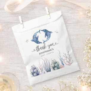 Sea Life Twins Baby Shower Favour Bags