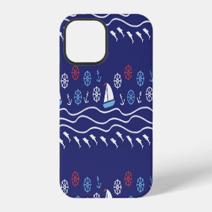 Sea Life: Vintage Seamless Pattern iPhone 12 Case