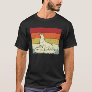 Sea Lion Boys Girls Vintage Sea Lion Retro T-Shirt