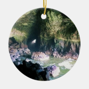Sea Lion Cave, OR Ceramic Tree Decoration