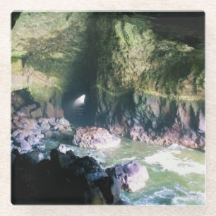 Sea Lion Cave, OR Glass Coaster