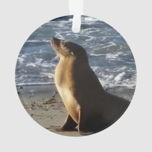 Sea Lion Christmas Ornament