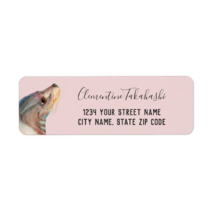 Sea Lion Cute Animal Return Address