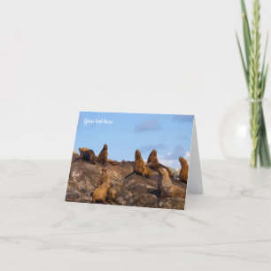 Sea lion Greeting card