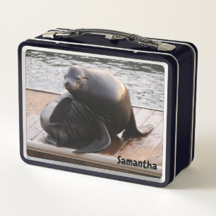 Sea Lion Metal Lunchbox