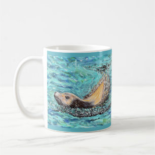 Sea Lion Painting Coffee Mug