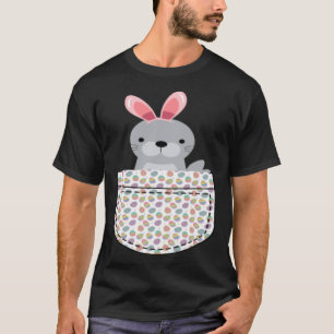 Sea Lion Pocket Egg Easter Day Boys Girls Kids T-Shirt