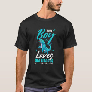 Sea Lizards Dinosaur Sea Mosasaur Mosasaurus Boy T-Shirt