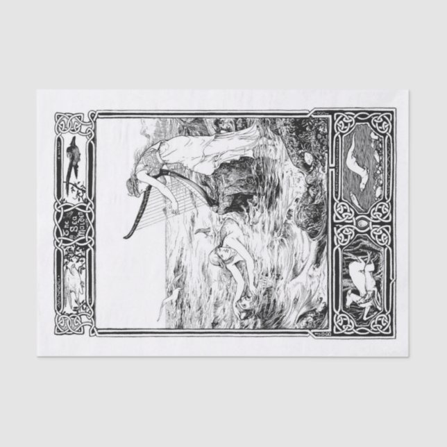 Sea Maiden Tissue Paper (Front)