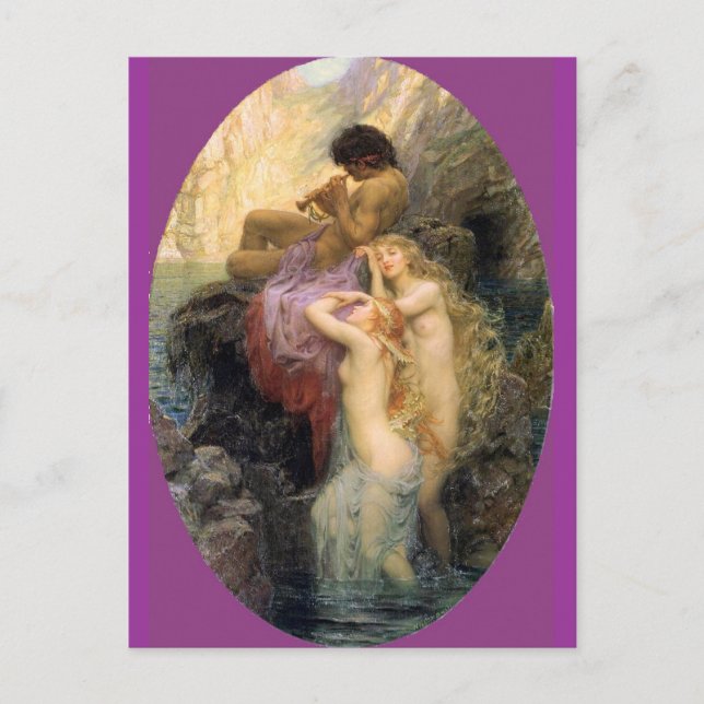 Sea Melodie - Herbert James Draper Postcard (Front)