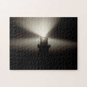 Sea Mist Galleyhead Lighthouse West Cork Ireland Jigsaw Puzzle