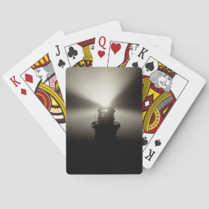 Sea Mist Galleyhead Lighthouse West Cork Ireland Playing Cards