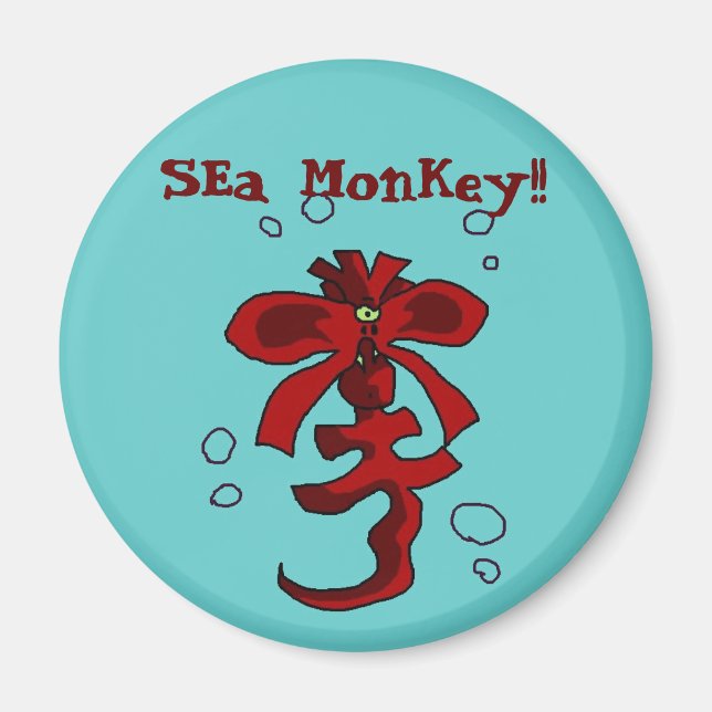 sea monkey magnet (Front)