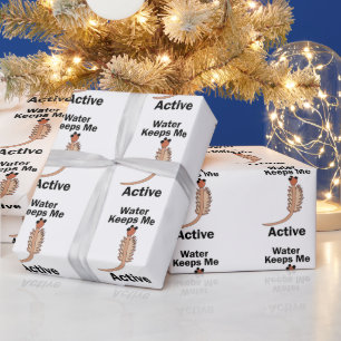 Sea-Monkeys Brine Shrimp Water Keeps Me Active  Wrapping Paper