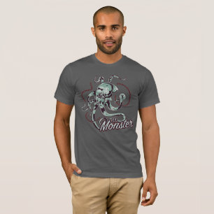 Sea Monster Kraken Vintage Octopus Graphic T-Shirt