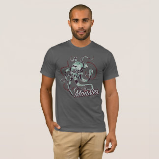 Sea Monster Kraken Vintage Octopus Graphic T-Shirt