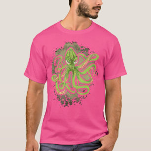 Sea Monster Ocean Animal Kraken Scuba Diving Octop T-Shirt