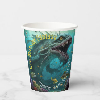 Sea Monster Party Paper Cups