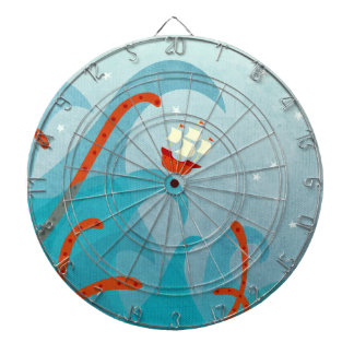 Sea Monster Sailing Dartboard