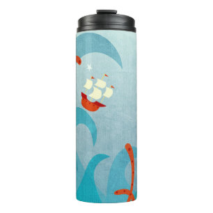 Sea Monster Sailing Thermal Tumbler