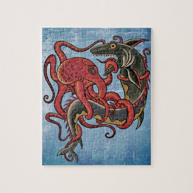 sea monsters jigsaw puzzle (Vertical)