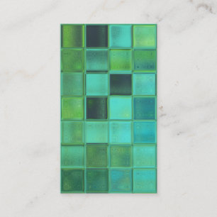 Sea Mosaic custom business card template