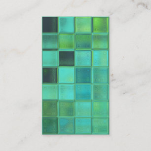 Sea Mosaic customisable template business cards