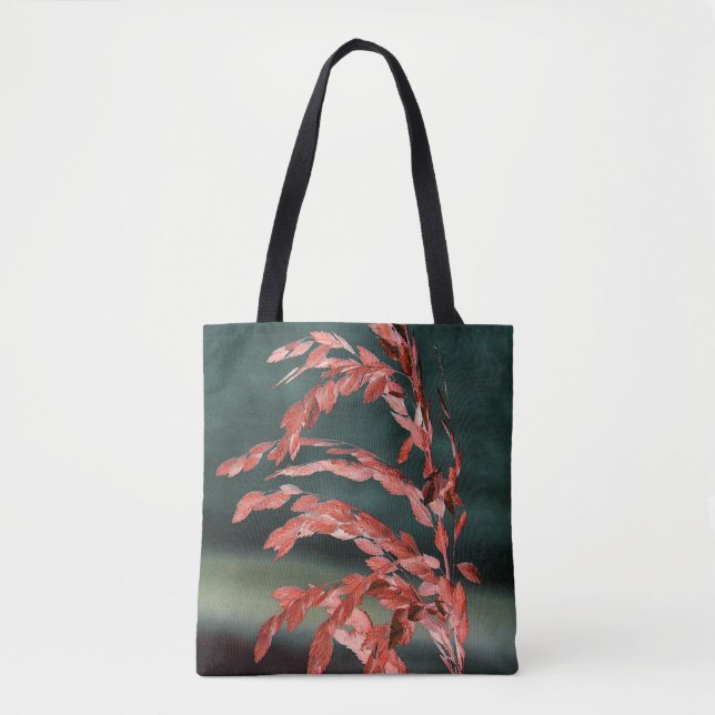 Sea Oats Abstract Tote Bag (Front)