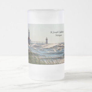 Sea Oats And St Joseph Frosted Mug