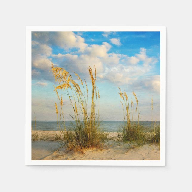 Sea Oats At the Beach Napkin (Front)