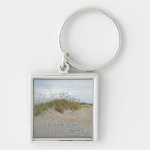 Sea Oats on Sand Dune Outer Banks NC Key Ring