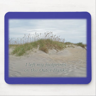 Sea Oats on Sand Dune Outer Banks NC Mouse Mat
