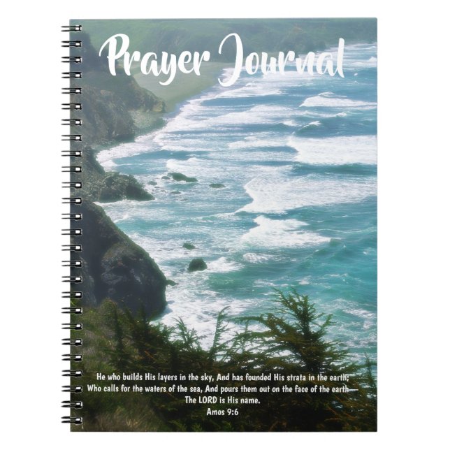 Sea Ocean Coast and Mountain Prayer Journal (Front)
