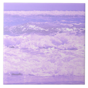 Sea Ocean Nature Waves Foam Water Tile