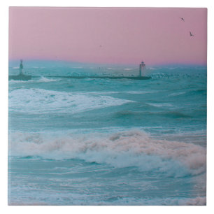 Sea Ocean Velddrif South Africa Nature Storm Tile