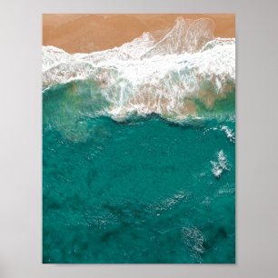 SEA OCEAN WAVE PHOTOGRAPHIC POSTER